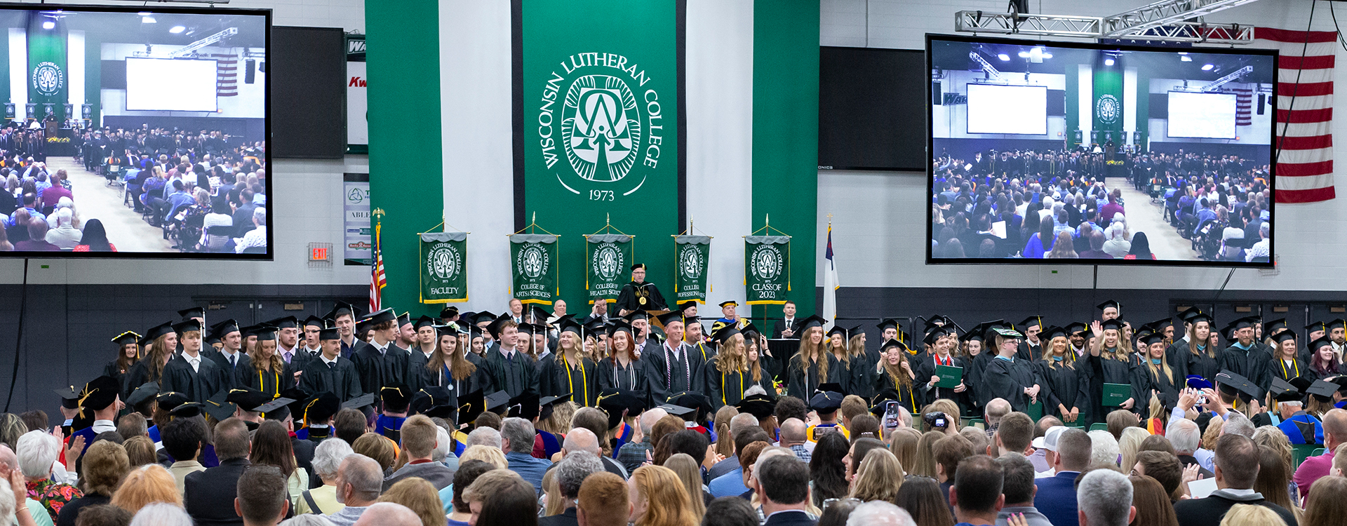 Students graduating in Time of Grace Center