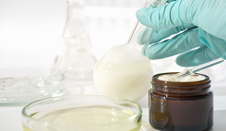 Lab glassware and fermented creams