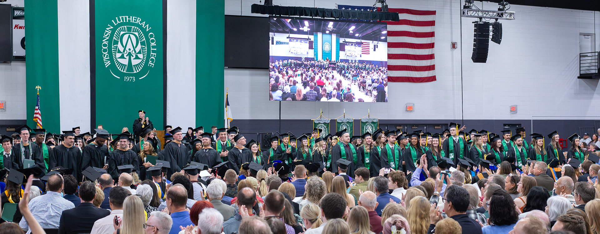 Students graduating in Time of Grace Center