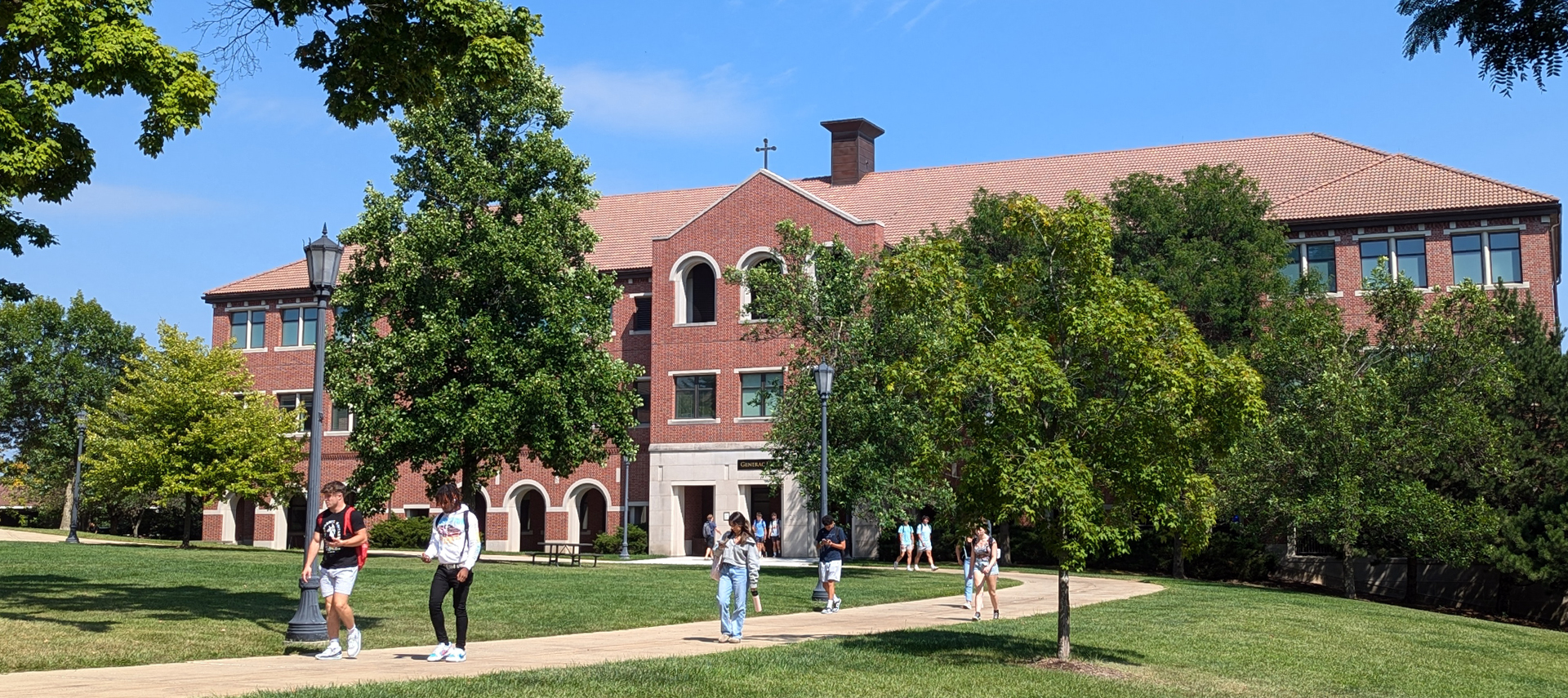 exterior view of Generac Hall