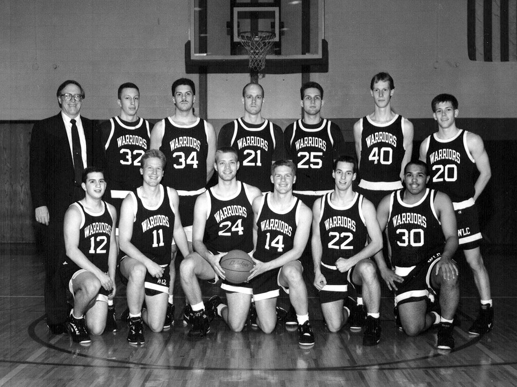 WLC men's basketball team