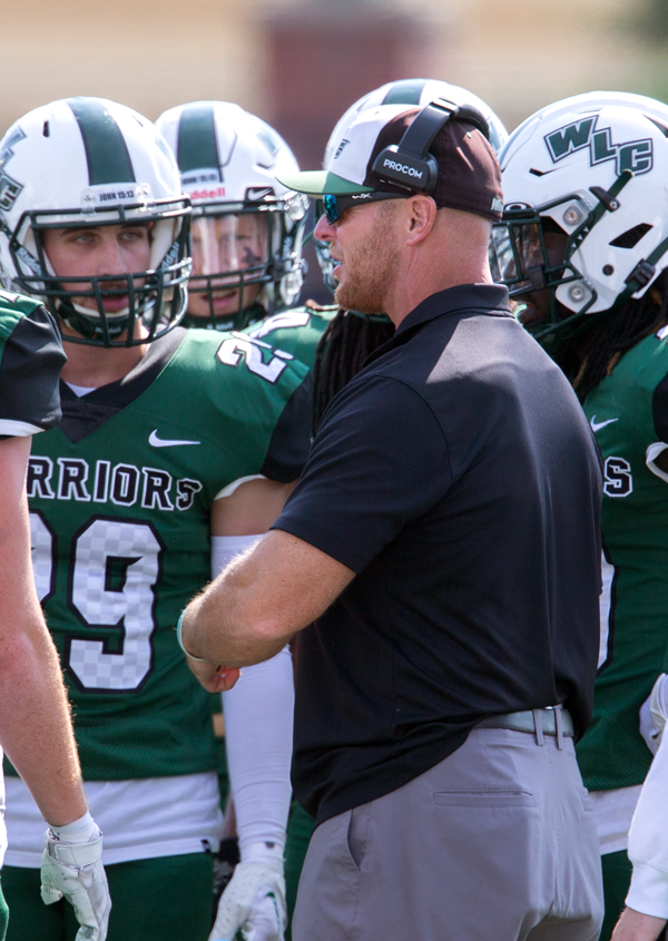 Coaching football