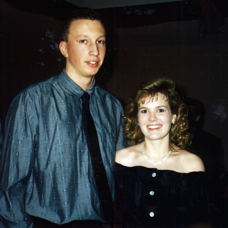 Photo of a couple from Winterfest 1991
