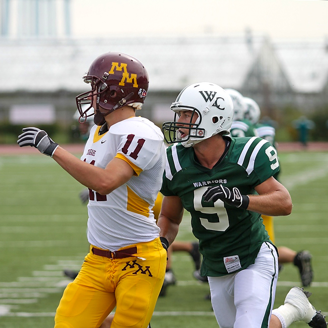 Alex playing football