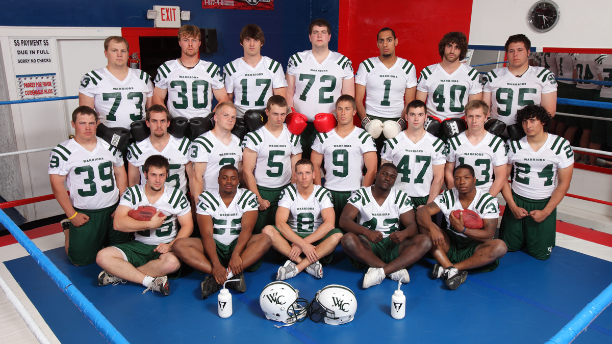 photo of senior football players