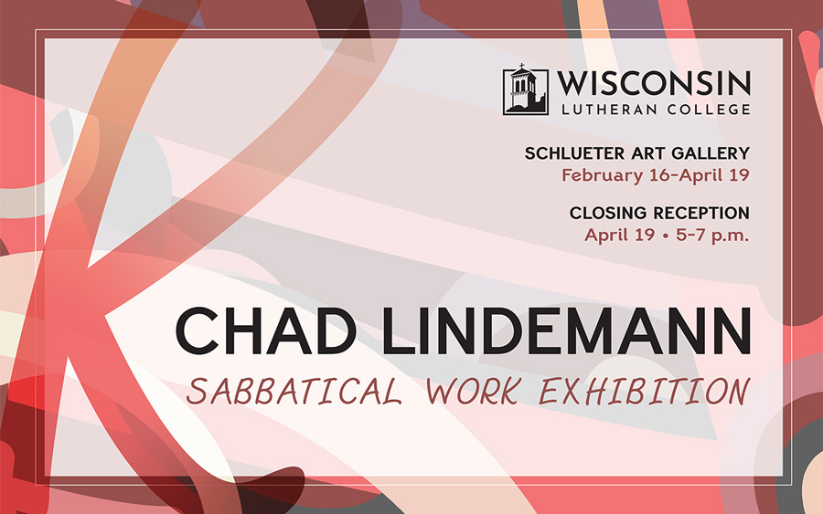 Chad Lindemann art exhibition promo poster